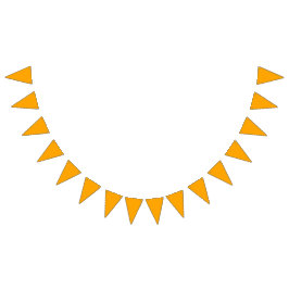 ネオンオレンジ無地の色 |クラシック バンティングフラッグ