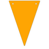 ネオンオレンジ無地の色 |クラシック バンティングフラッグ (第3の旗)