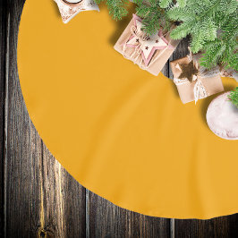 ネオンオレンジ無地の色 |クラシック ブラッシュドポリエステルツリースカート