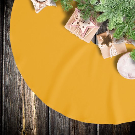 ネオンオレンジ無地の色 |クラシック ブラッシュドポリエステルツリースカート