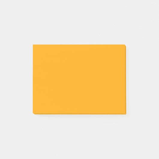 ネオンオレンジ無地の色 |クラシック ポストイット (正面)