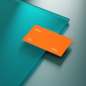 ネオンオレンジ無地の色 名刺