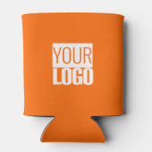 ネオンオレンジ – ロゴの追加 缶クーラー (裏面)