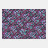 ネオンカウボーイ&女性のカーボーイ ラッピングペーパーシート (正面2)