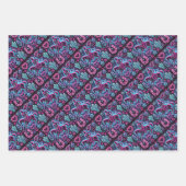 ネオンカウボーイ&女性のカーボーイ ラッピングペーパーシート (正面)