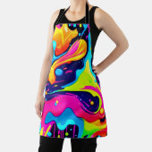 ネオンカオス液体カラー爆発 エプロン (インサイチュ)