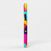 ネオンカオス液体カラー爆発 Case-Mate iPhoneケース (裏面/右)