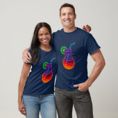 ネオンカクテル ドリンク グローTシャツ Tシャツ (ユニセックス)