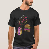 ネオンカスタムネームBBQ&プールパーティーTシャツ Tシャツ (正面)