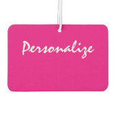 ネオンカスタムピンクハートシェイプ車の空気清浄機 カーエアーフレッシュナー (裏面)