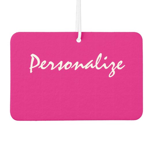 ネオンカスタムピンクハートシェイプ車の空気清浄機 カーエアーフレッシュナー (正面)