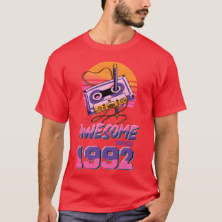 ネオンカセット 1992 リバイバル ギフト Tシャツ