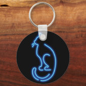 ネオンカッコいいネコ キーホルダー (正面)