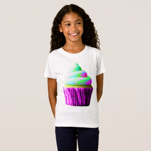 ネオンカップケーキ Tシャツ (正面フル)