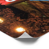 ネオンカフェサイン（オハイオ州クリーブランド）ポスター12x12 ポスター (角)