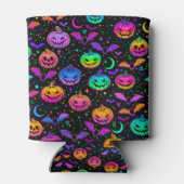 ネオンカボチャこうもりムーンズアンドスターズ 缶クーラー (裏面)