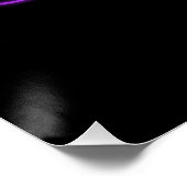 ネオンカラオケマイクと文字 ポスター (コーナー)