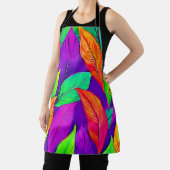 ネオンカラフルエテ離れリアルパターン エプロン (インサイチュ)