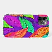 ネオンカラフルエテ離れリアルパターン Case-Mate iPhoneケース (裏面(横))