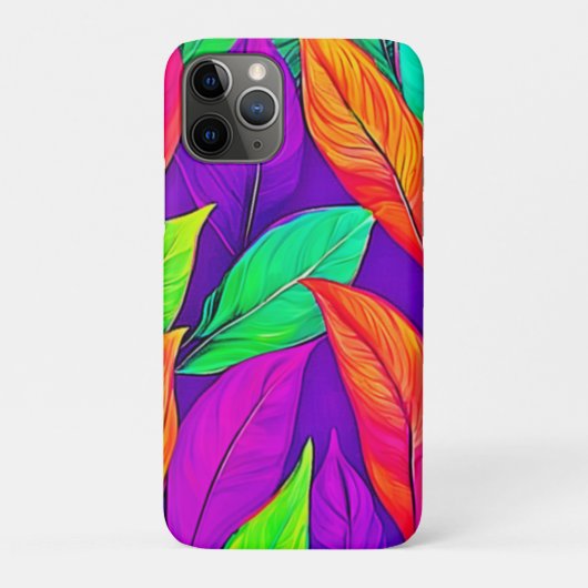 ネオンカラフルエテ離れリアルパターン Case-Mate iPhoneケース (裏)