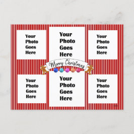 ネオンカラフルクリスマスポストカードHAMbWG ポストカード