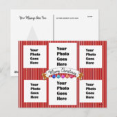 ネオンカラフルクリスマスポストカードHAMbWG ポストカード (正面/裏面)