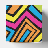 ネオンカラフルグラフィティ通りアートパターン フェイバーボックス (上部)