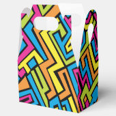 ネオンカラフルグラフィティ通りアートパターン フェイバーボックス (オープン)