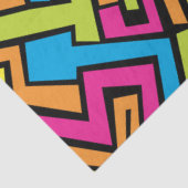 ネオンカラフルグラフィティ通りアートパターン 薄葉紙 (詳細)