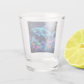 ネオンカラフルサメ ショットグラス (裏面)