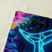 ネオンカラフルサメ ビーチタオル (インサイチュ)