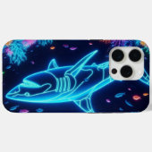 ネオンカラフルサメ Case-Mate iPhoneケース (裏面 (横))