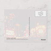 ネオンカラフルシンボルや象徴、ラスベガス、ネバダ ポストカード (裏面)