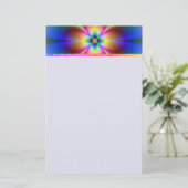 ネオンカラフルデイジー文具 便箋 (スタンド正面)