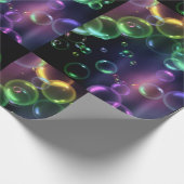 ネオンカラフルバブル ラッピングペーパー (角)