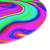 ネオンカラフルパターン。買今 カッティングボード (角)