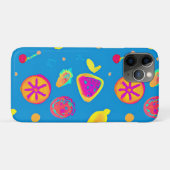 ネオンカラフルフルーツパターン交響曲 Case-Mate iPhoneケース (裏面(横))
