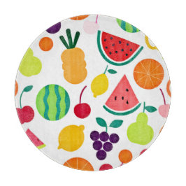 ネオンカラフルフルーツフェスタ カッティングボード