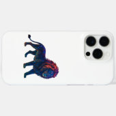 ネオンカラフルライオンアート Case-Mate iPhoneケース (裏面 (横))