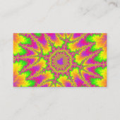 ネオンカラフルレインボーフラクタル 名刺 (正面)