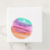 ネオンカラフルレインボー抽象芸術結婚ズ フェイバータグ (インサイチュ)