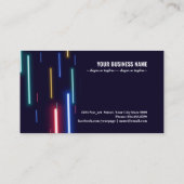 ネオンカラフル速度灯 名刺 (裏面)