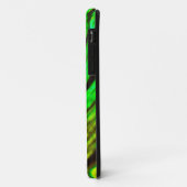 ネオンカラーのクジャクの羽 Case-Mate iPhoneケース (裏面/左)