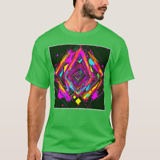 ネオンカラーのヴィンテージパーティーライブガール Tシャツ