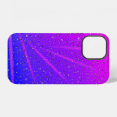 ネオンカラーの抽象的な雨滴のCase-Mate iPhoneケース iPhone 12ケース (裏面横)