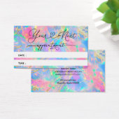 ネオンカラーオパールアポイントメントカード (デスク)