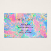 ネオンカラーオパールアポイントメントカード (裏面)