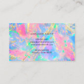 ネオンカラーオパールロイヤリティカード 名刺 (裏面)