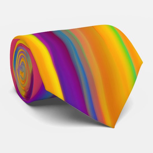 ネオンカラーストライプズネクタイ ネクタイ (ロール)