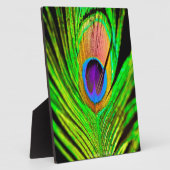 ネオンカラーズピーコックフェザー フォトプラーク (側面)